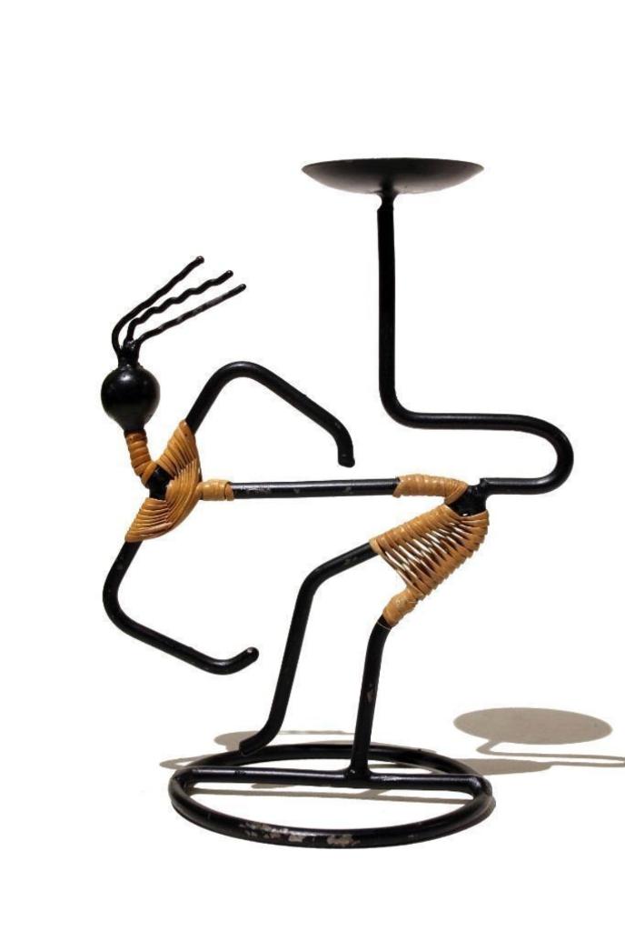 Laurids Lønborg - Modernist kandelaar - Scandinavië - MCM, Huis en Inrichting, Gebruikt, Overige kleuren, Ophalen of Verzenden