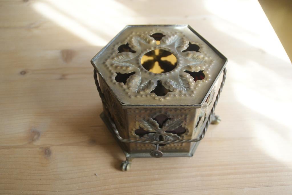 Theelichtje Klaas Dijkstra Gemerkt Friese koperkunst, Ophalen of Verzenden