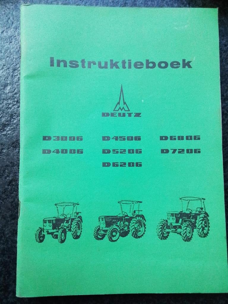 Deutz 06 series tractor handleiding, Ophalen of Verzenden