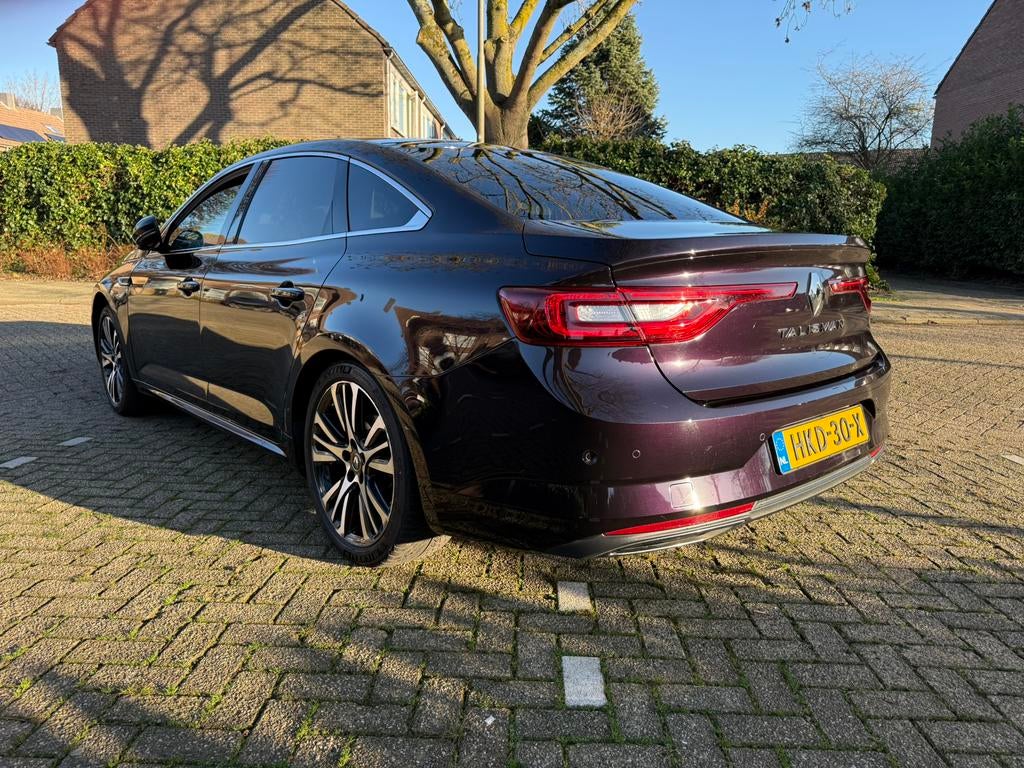 Renault Talisman Initiale TCe 200pk EDC 2016 (AUT, LEDER), 1618 cc, Zwart, Leder, Particulier