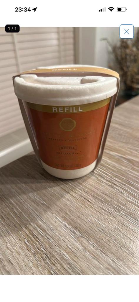 Rituals Cotton Blossom Refill Geurkaars, Ophalen of Verzenden, Nieuw, Overige materialen, Minder dan 25 cm