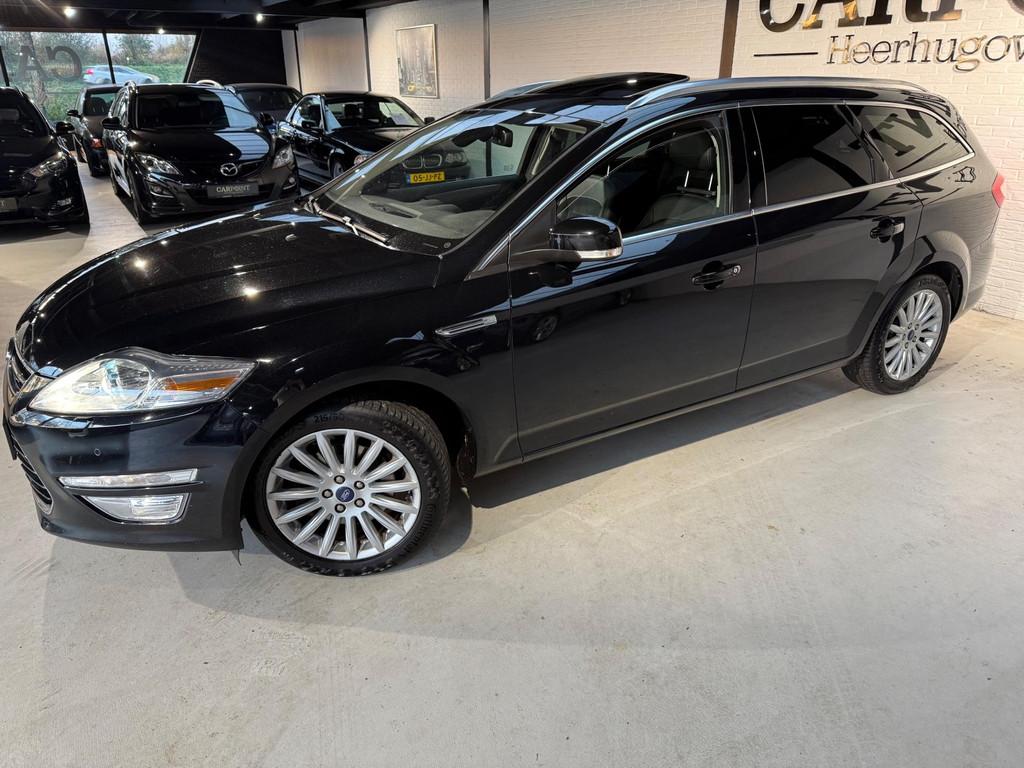 Ford Mondeo Wagon 2.0 EcoBoost Platinum Automaat 204PK! Navi, Gebruikt, 4 cilinders, Mondeo, Zwart