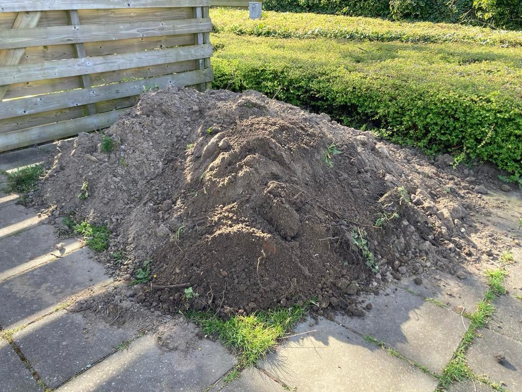Gratis tuinaarde af te halen, Ophalen, Tuinaarde