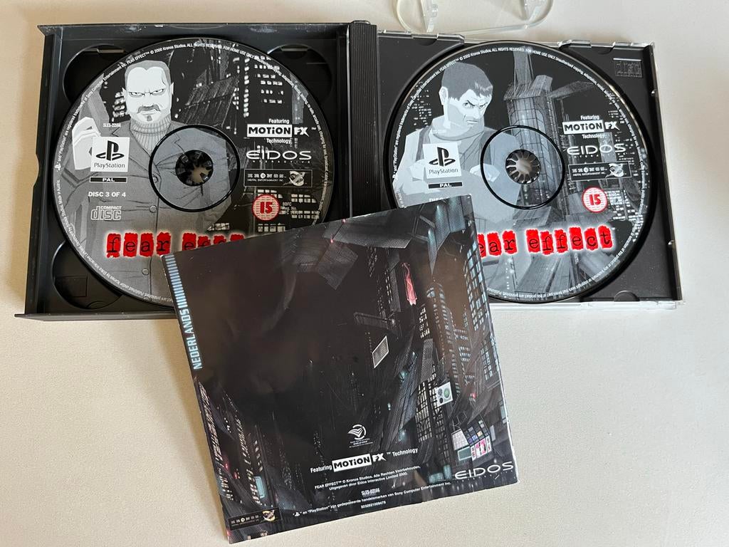 Fear Effect PlayStation 1, Spelcomputers en Games, Games | Sony PlayStation 1, Avontuur en Actie, Gebruikt, T, Ophalen of Verzenden
