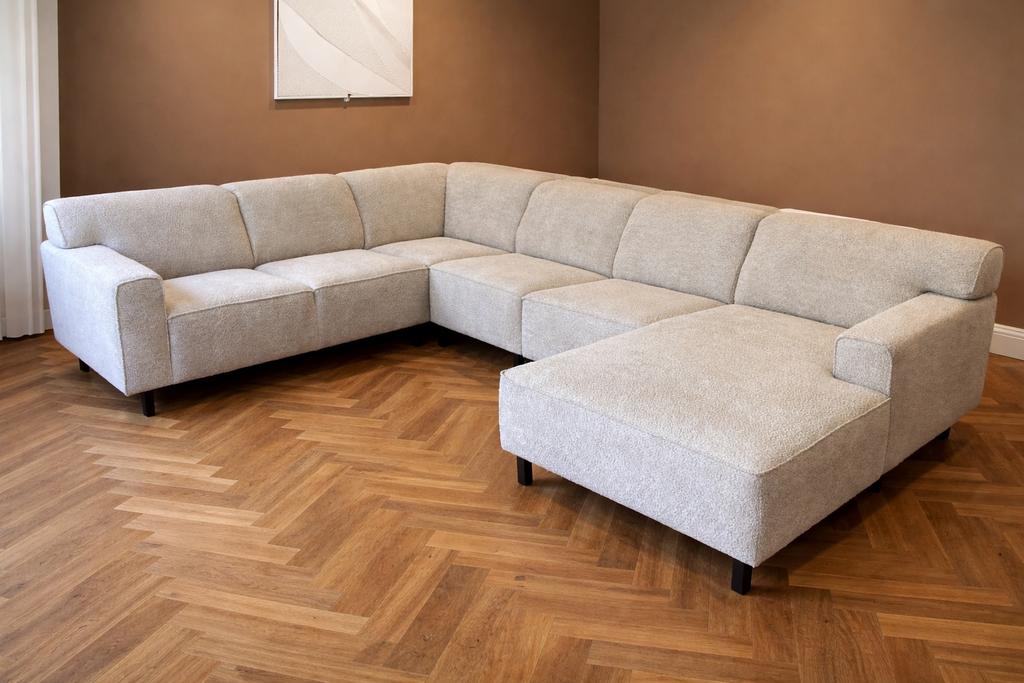 BANKENOUTLET BOXTEL,2e PAASDAG OPEN, Ophalen of Verzenden, Nieuw, Vierpersoons of meer, Hoekbank