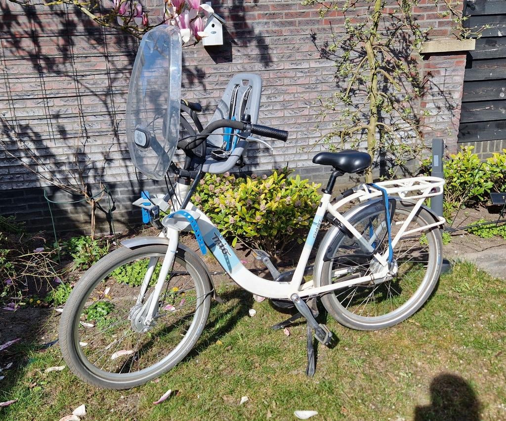 Heerlijk fietsende Mio Giant Moederfiets M met Yipp Stoeltje, Ophalen, Gebruikt, Giant