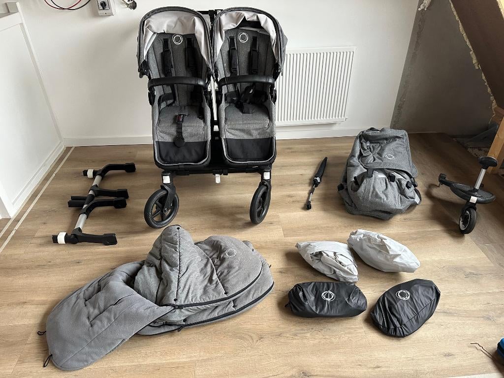 Bugaboo Donkey 3 Duo Tweelingwagen, Ophalen, Gebruikt, Combiwagen, Duowagen