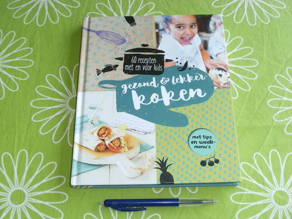 Gezond & lekker koken met en voor kids - 60 recepten, Hoofdgerechten, Ophalen of Verzenden, Zo goed als nieuw, Gezond koken