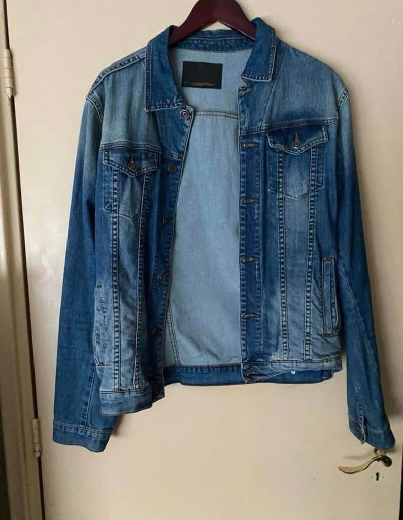 Herenspijker jas, Ophalen of Verzenden, Zo goed als nieuw, Blauw