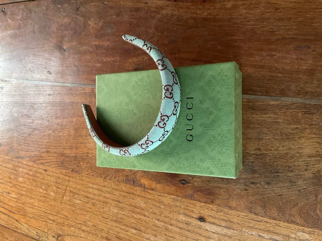 Gucci Haarband met GG-monogram, Ophalen of Verzenden, Zo goed als nieuw