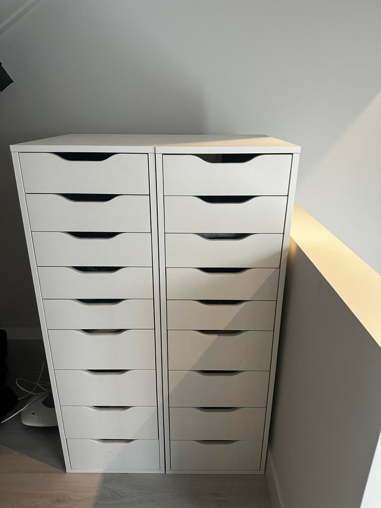2 lade kasten ikea, Ophalen, 50 tot 100 cm, Zo goed als nieuw, Minder dan 100 cm