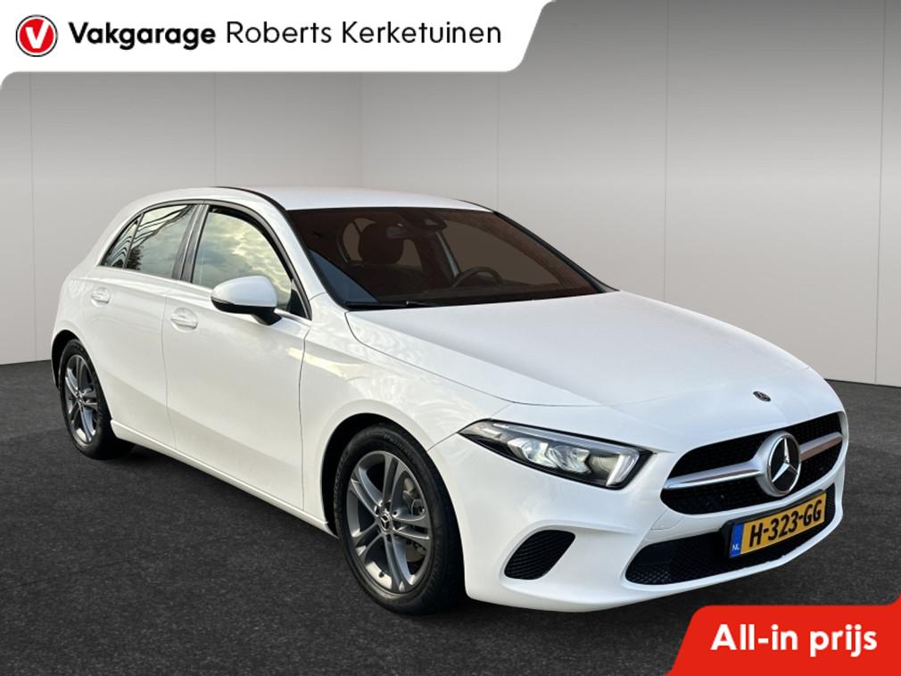Mercedes-Benz A-Klasse 160 Progressive Half leder Navigatie, Keurmerk '100% Onderhouden', 12 maanden, Gebruikt, Euro 6