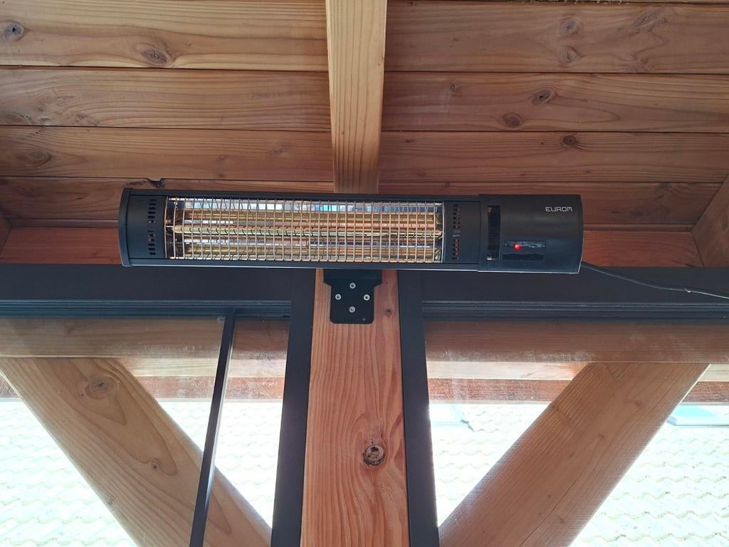 Eurom terrasverwarmer 1500 watt, Tuin en Terras, Ophalen, Zo goed als nieuw, Wand