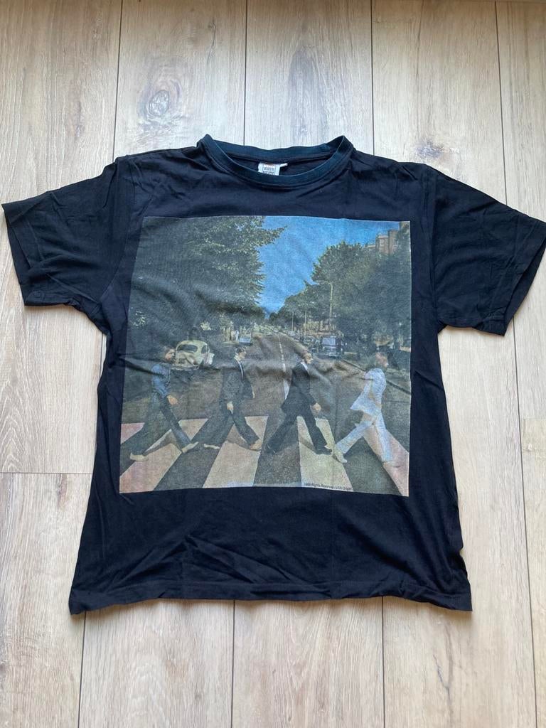The beatles shirt L, Verzenden, Gedragen, Maat 52/54 (L), Zwart