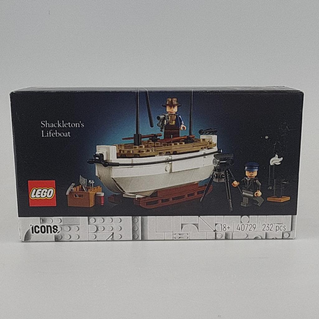 LEGO Icons 40729 Shackleton's Lifeboat | Nieuw, Lego, Nieuw, Support@lego.com, LEGO System A/S
Aastvej 1
7190 Billund
Denmark
