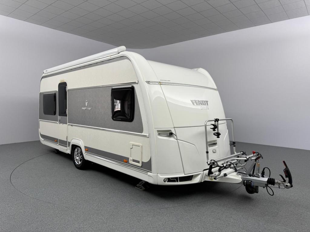 Fendt Brillant 465 SFB Thule luifel, Airco, Mover, Vloerverw, Caravans en Kamperen, Rondzit, Tot en met 2, Bedrijf, Lengtebed