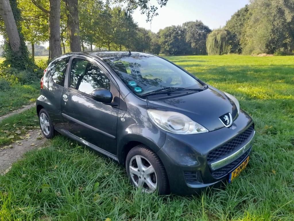 Peugeot 107 1.0-12V XR, Voorwielaandrijving, Stof, Gebruikt, Zwart