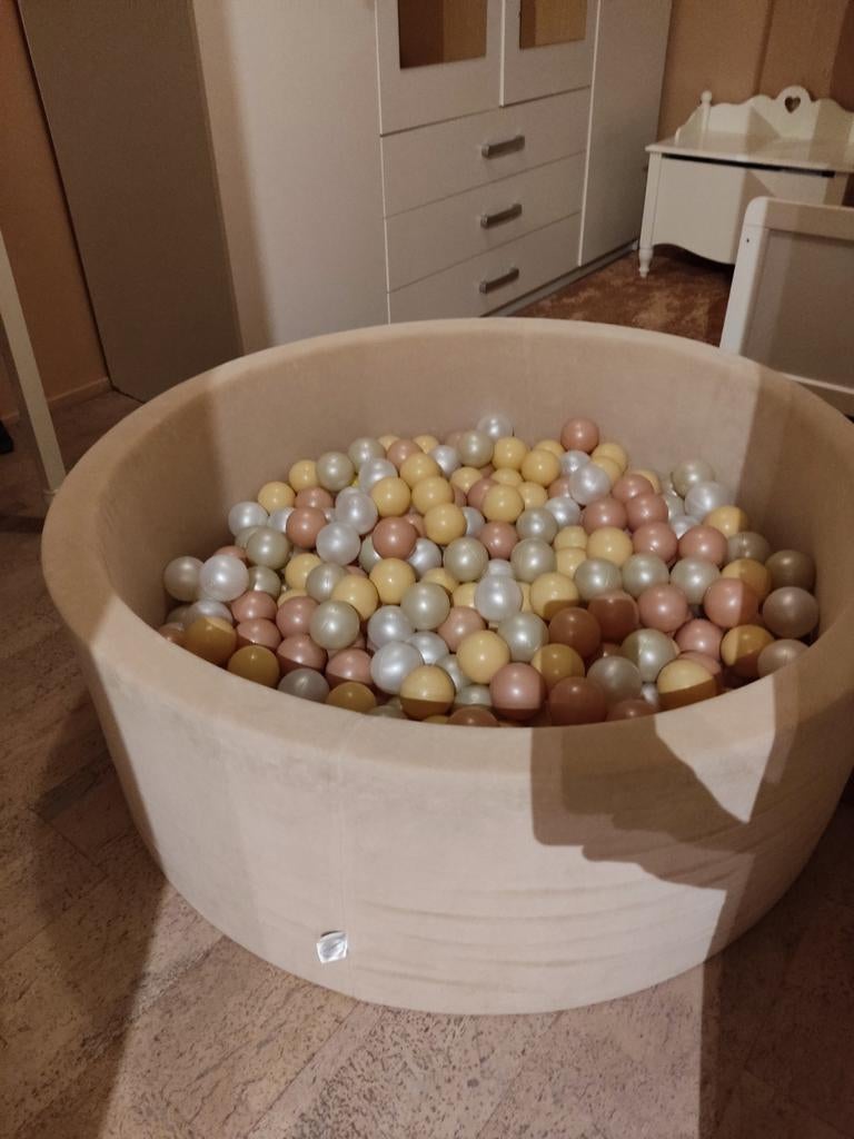 Ballenbak XXL ! Chique velvet met pastel tinten, Ophalen of Verzenden, Overige typen