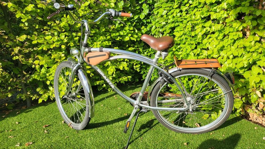 Sparta heren fiets silver bullet frame 50 cruiser, Fietsen en Brommers, Ophalen, Sparta, Cruiser, Heren