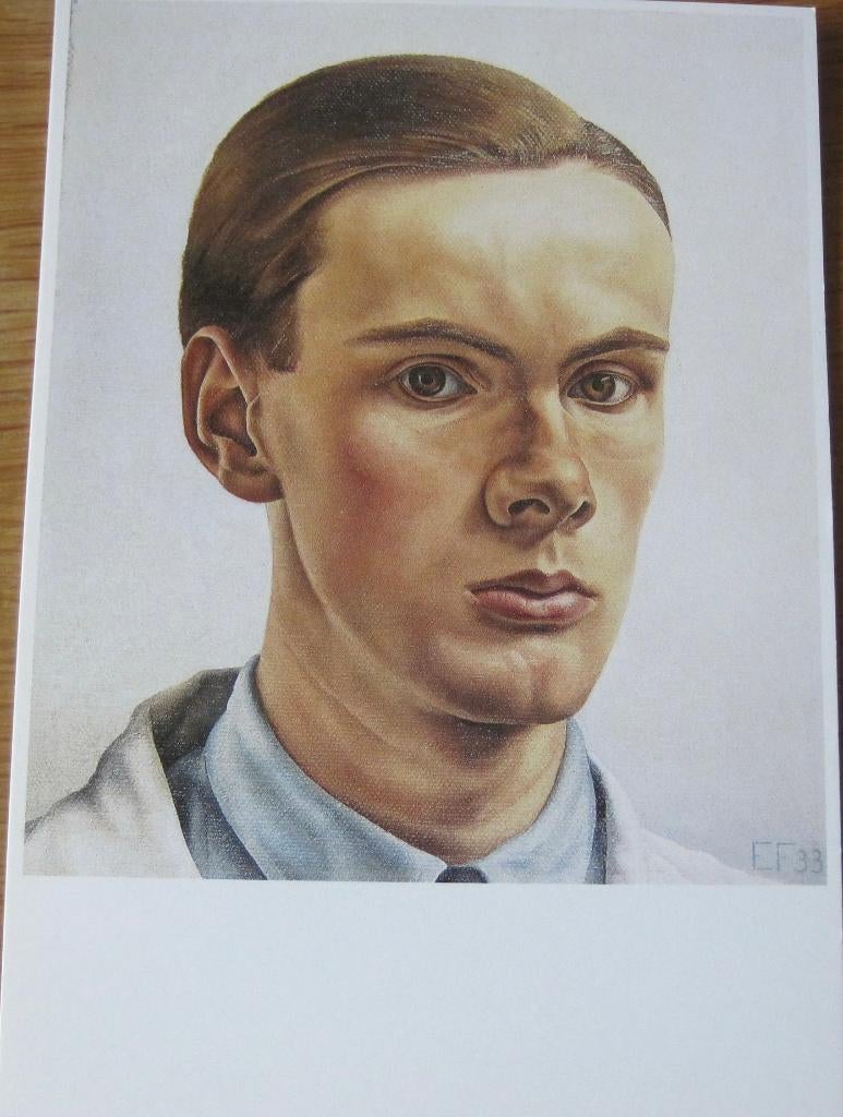 Edgar Fernhout - zelfportret - 1930, Verzenden, 1980 tot heden, Ongelopen, Overige thema's