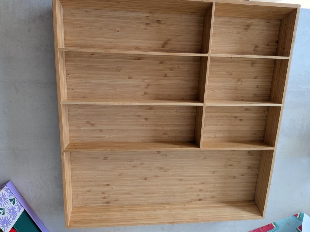 Ikea VARIERA besteklade 52x50 cm, bamboe, Ophalen, Hout