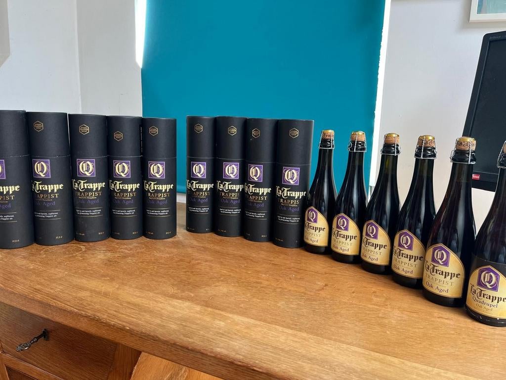 La trappe oak aged bier, Ophalen of Verzenden, Zo goed als nieuw, La Trappe