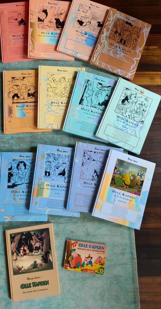 Olle Kapoen compleet + extra's - Phiny Dick, Complete serie of reeks, Ophalen of Verzenden, Zo goed als nieuw, Phiny Dick