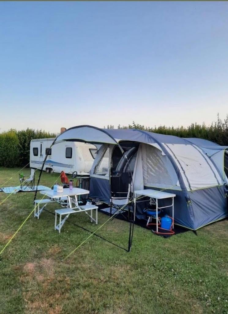 Obelink Stockholm 6 Easy Air tunneltent - Goede staat, Caravans en Kamperen, Tenten, Ophalen of Verzenden, Gebruikt, Tot en met 6