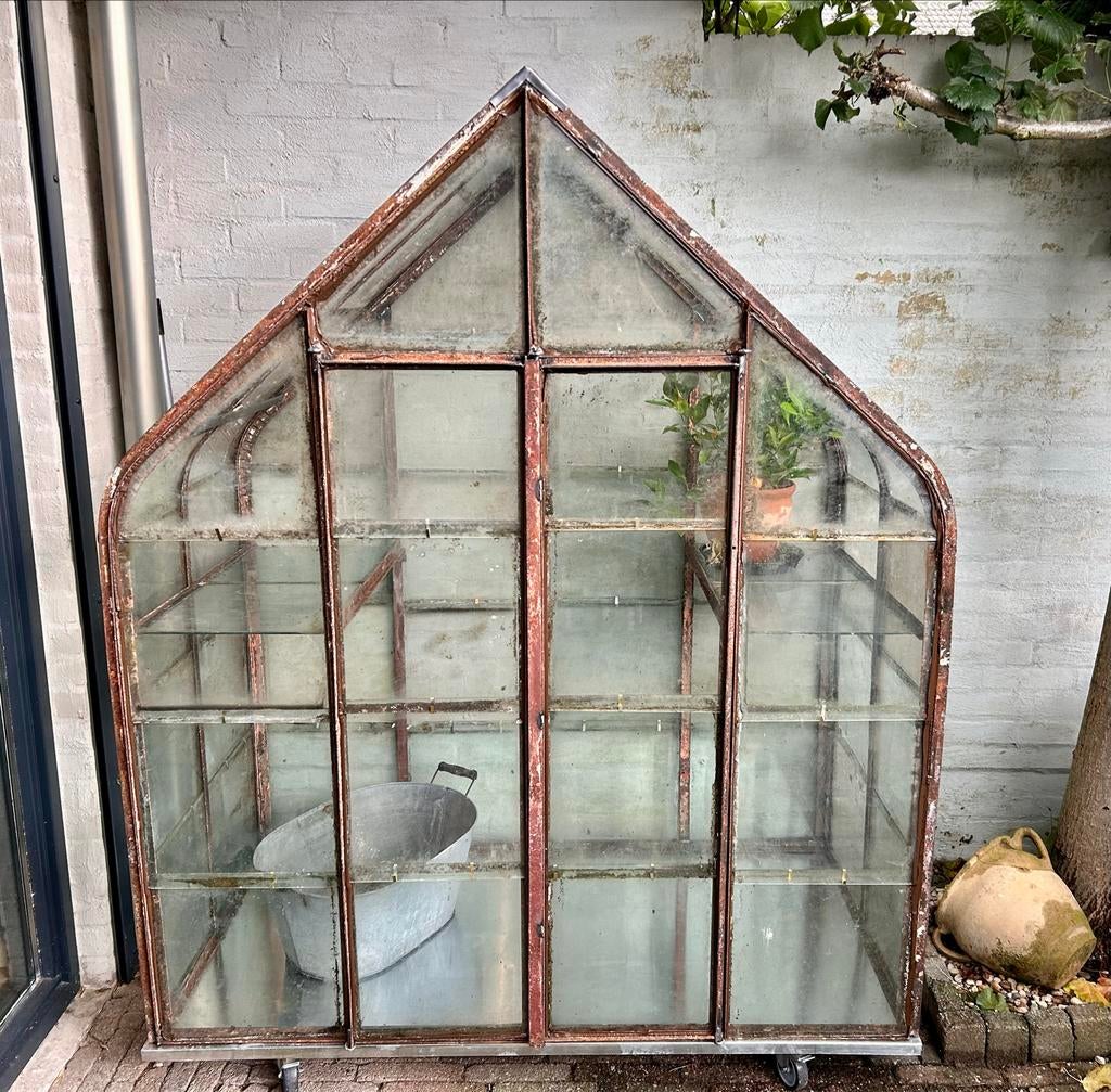Unieke druivenkas met oud glas  - Vintage kweekkas, Tuin en Terras, Kassen, Ophalen, Overige materialen, Gebruikt, Kweekkas
