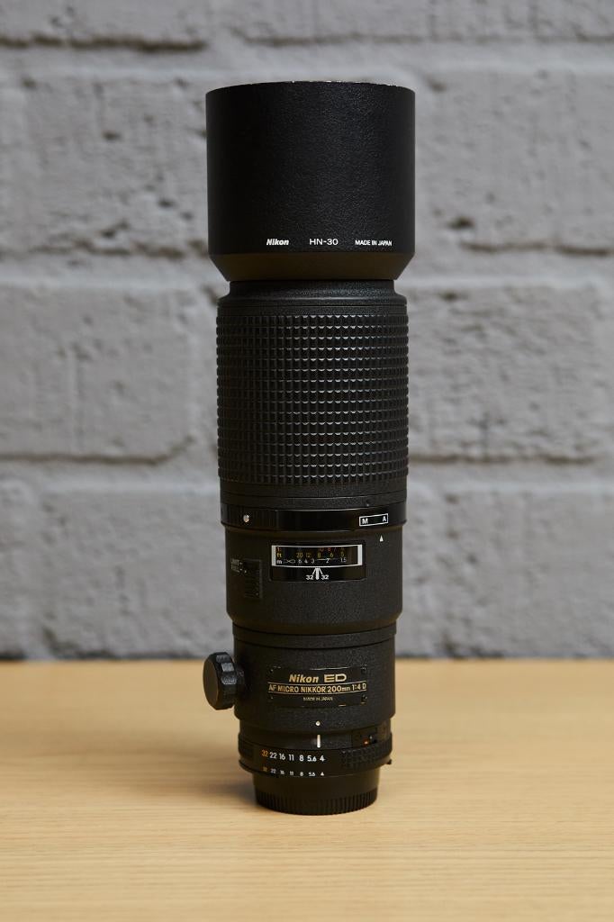 Nikon AF Micro Nikkor 200mm f/4 ED | Macro | Nikon F, Ophalen of Verzenden, Gebruikt, Macrolens