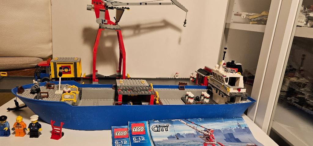 Lego City 7994 Harbour met boekjes, Ophalen of Verzenden, Zo goed als nieuw, Complete set, Lego