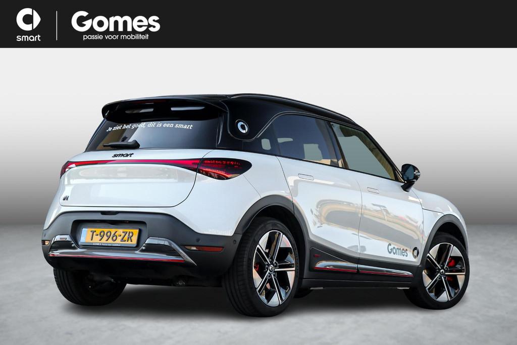 smart #1 BRABUS | Panoramadak | Adaptieve Cruise Control | 3, Auto's, Smart, Automaat, 428 pk, Alcantara, Wit