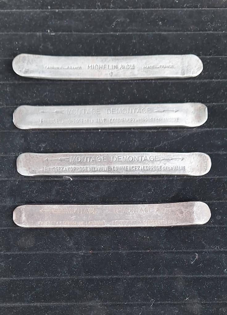 Set 4 vintage Michelin bandenlichters voor de verzamelaar., Gebruikt, Gebruiksvoorwerp, ., Ophalen of Verzenden