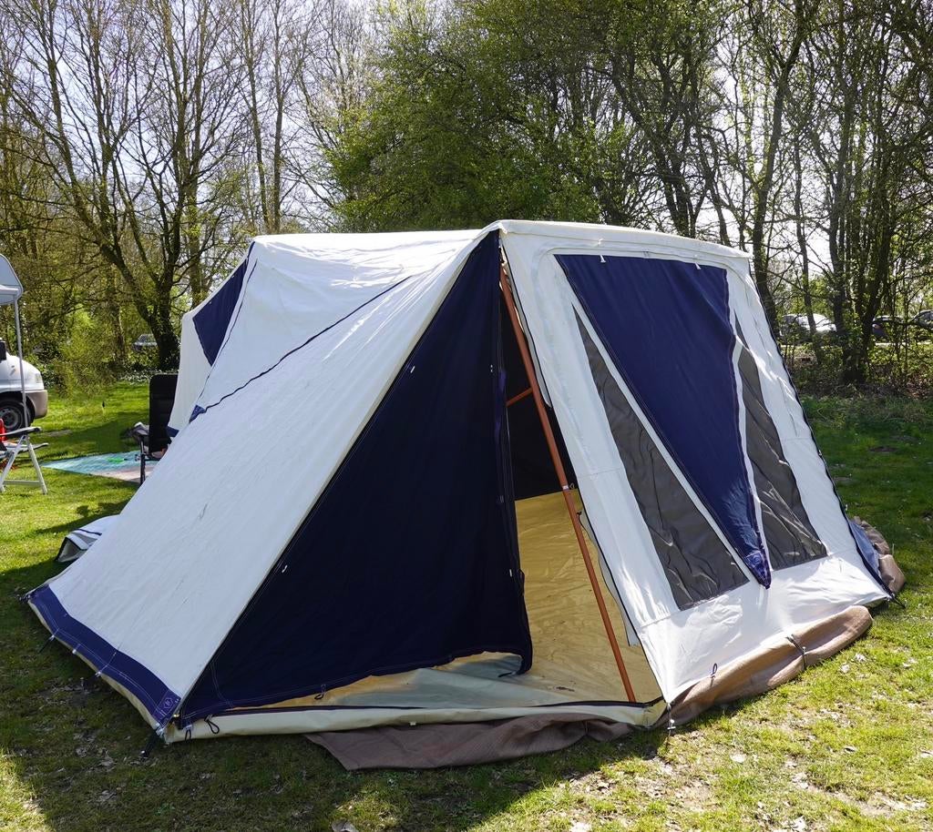 Vouwwagen Kees Kampeert (gereviseerde Holtkamper Cocoon), Caravans en Kamperen, Tenten, tot en met 4, Zo goed als nieuw, Ophalen