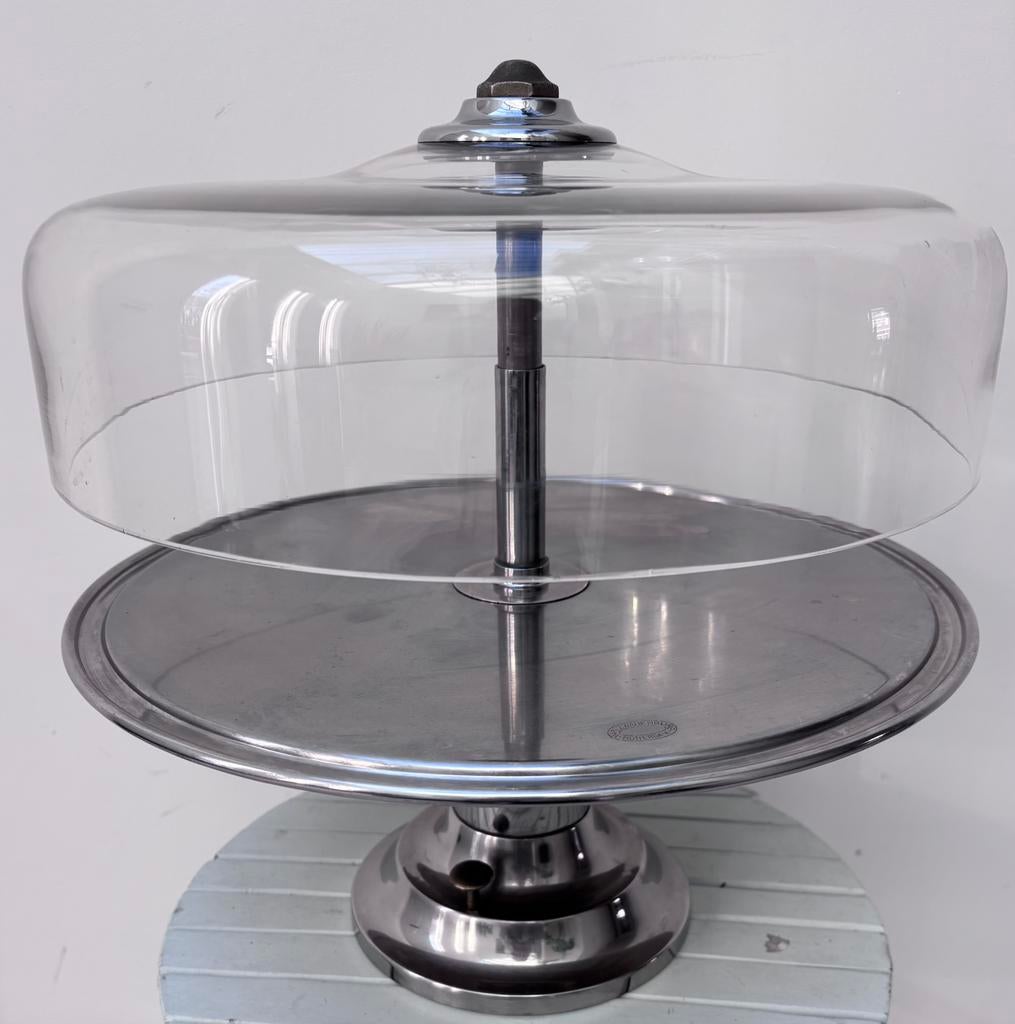 Prachtige taartschaal / taartplateau, Huis en Inrichting, Keuken | Servies, Ophalen, Gebruikt, Overige typen, Glas