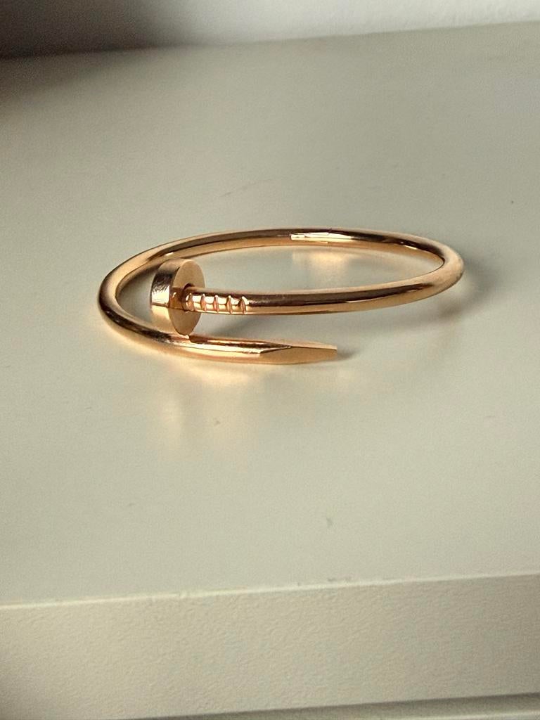 Cartier Juste un Clou Armband Maat 17, Sieraden, Tassen en Uiterlijk, Armbanden, Ophalen of Verzenden, Nieuw, Goud
