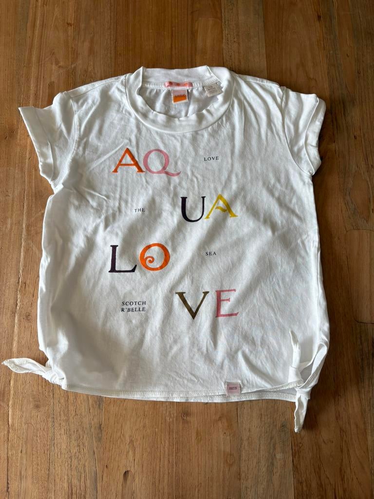 ZGAN shirt van Scotch R’belle maat 128, Ophalen of Verzenden, Zo goed als nieuw