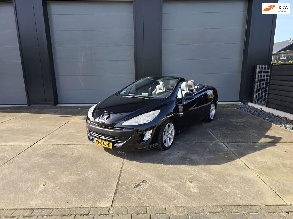 Peugeot 308 CC 1.6 THP Feline Aut., Euro 5, Gebruikt, Zwart, Leder