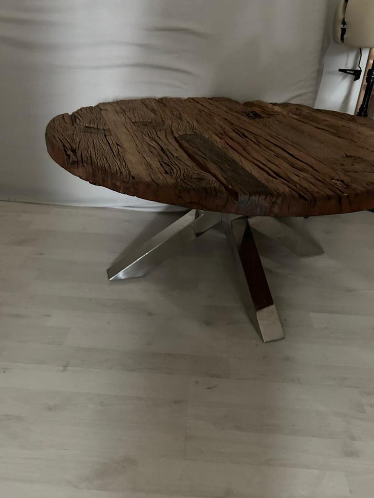 Eric kuster ronde salontafel, Ophalen, 50 tot 100 cm, Rond, Zo goed als nieuw