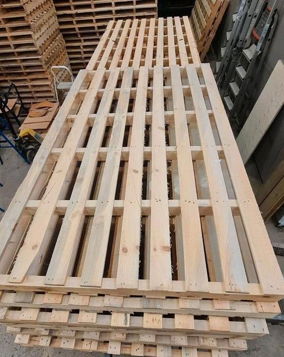 Pallets 200x120 cm. 18 planks., Ophalen, Minder dan 25 mm, Pallet, Minder dan 200 cm