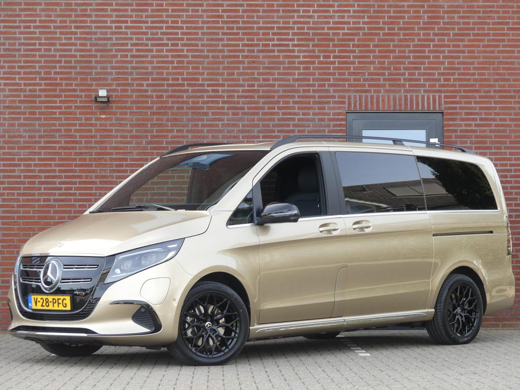 Mercedes-Benz EQV 300 L2 90kWh Dubbel Cabine Led/Leer/360 ca, Auto's, Gebruikt, Overige kleuren, Adaptive Cruise Control, 204 pk