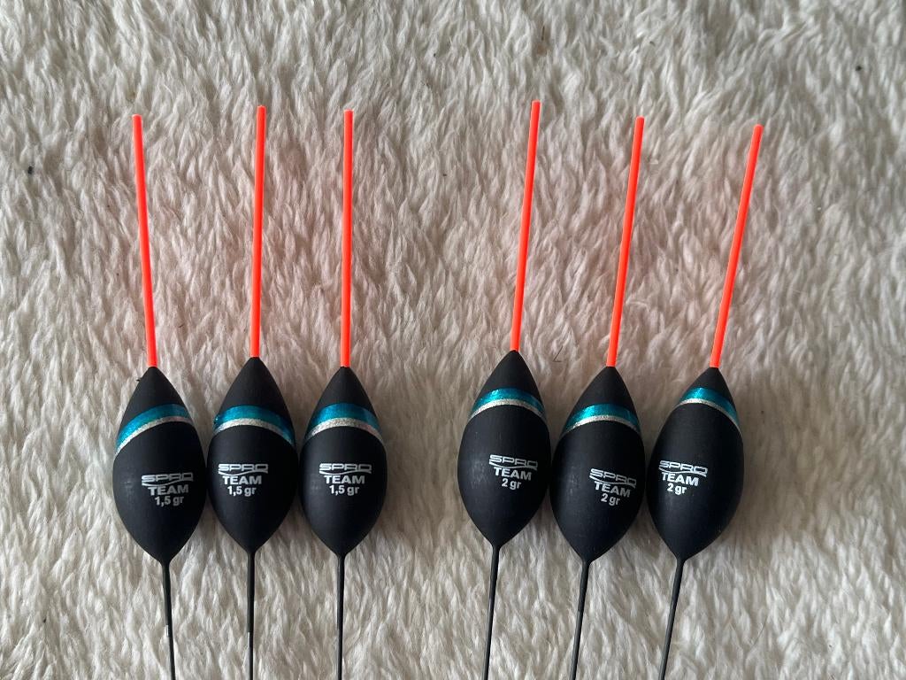 adv 235 / NIEUW serie 6 dobbers SPRO, Ophalen of Verzenden, Nieuw, Dobber of Lood