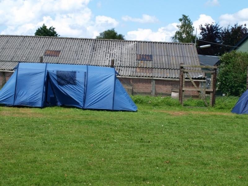 Tunneltent Savannah, Caravans en Kamperen, Tenten, Ophalen, Zo goed als nieuw, Tot en met 4