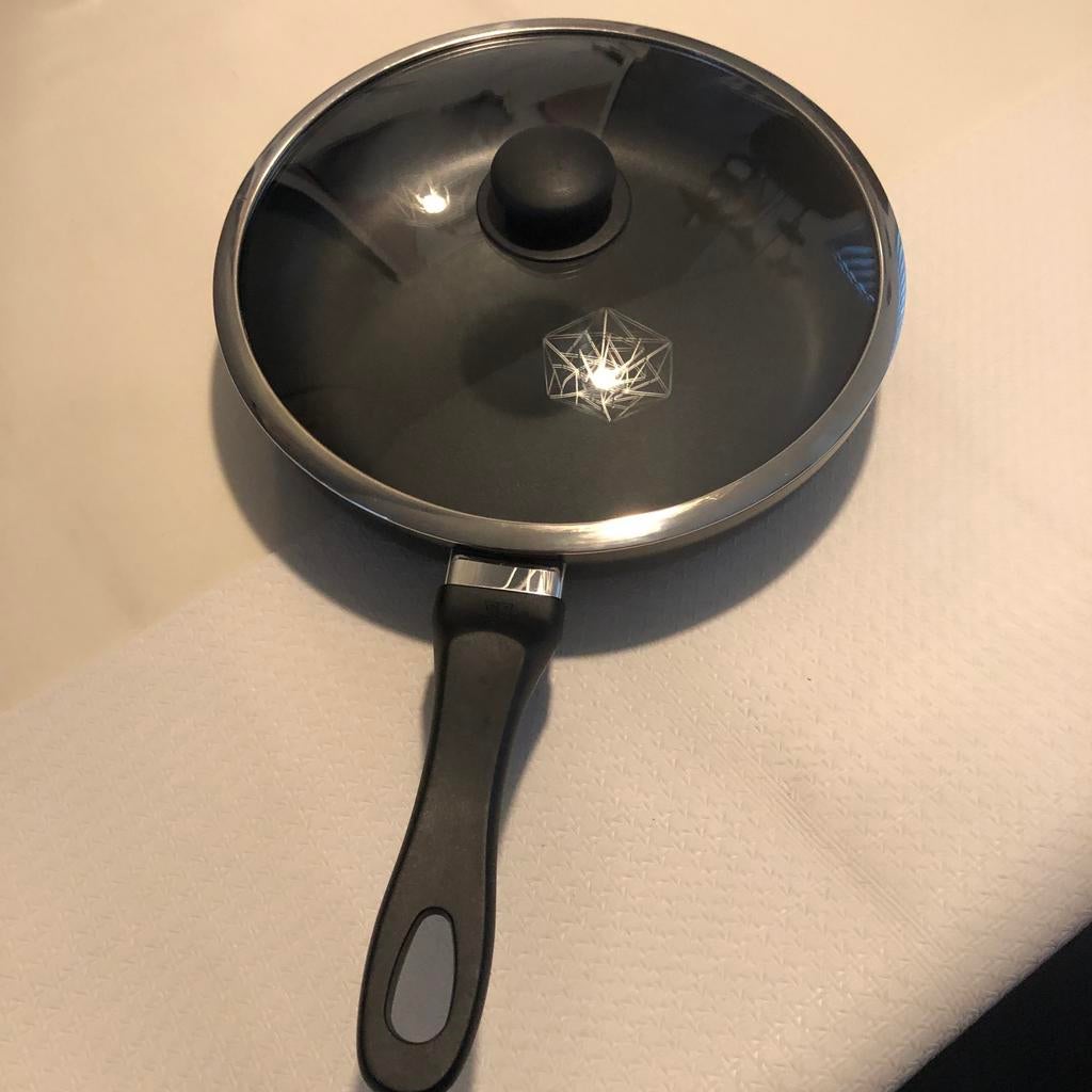 BK Hapjespan met deksel - Zo goed als nieuw, Overige materialen, Keramische plaat, Ophalen of Verzenden, Zo goed als nieuw