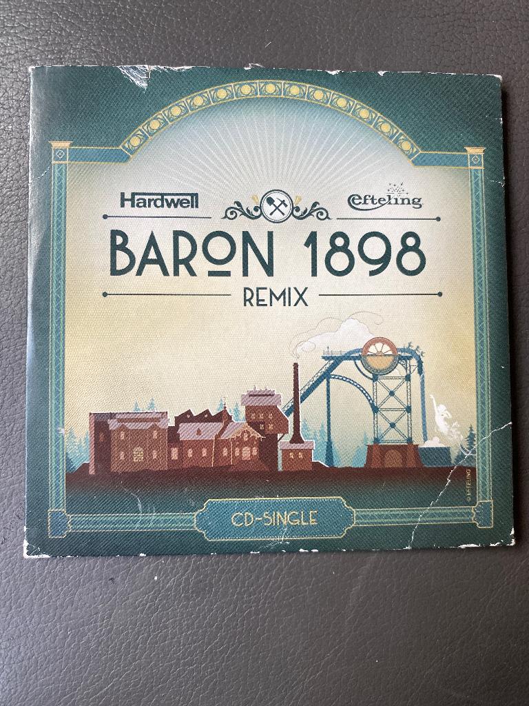 Efteling Hardwell Baron 1898 Remix ( cd-single), Ophalen of Verzenden, Zo goed als nieuw, Overige typen