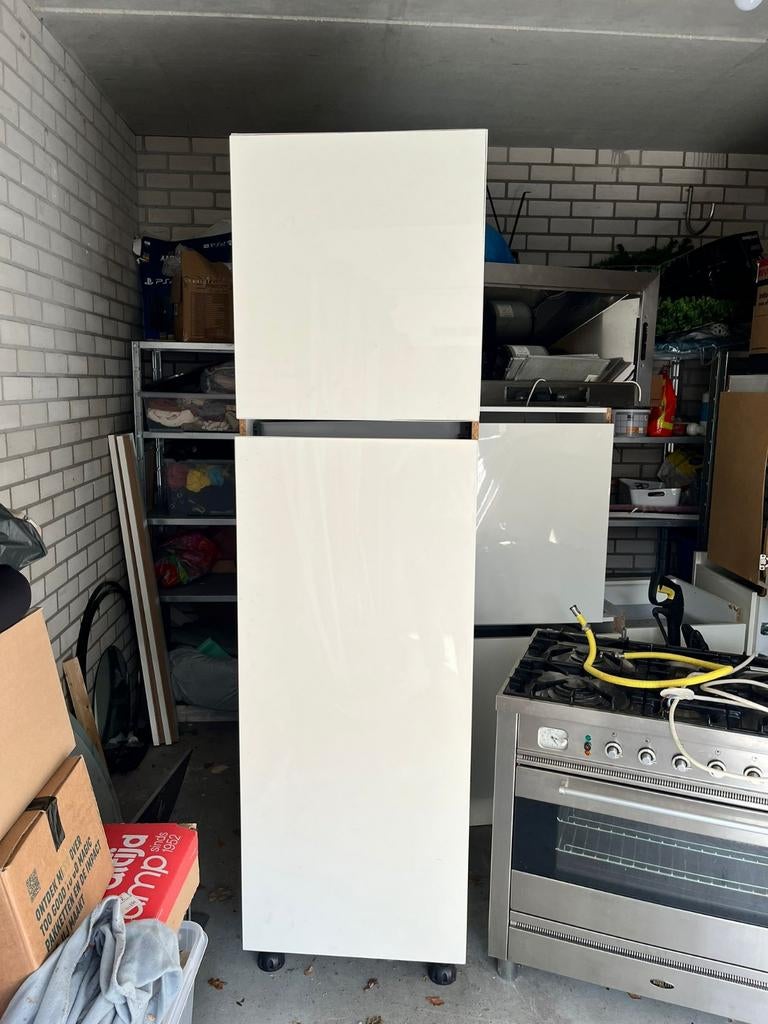 Diverse hoogglans kasten tbv keuken, 60 cm diep, Ophalen of Verzenden, Gebruikt, Wit, Enkelwandige keuken