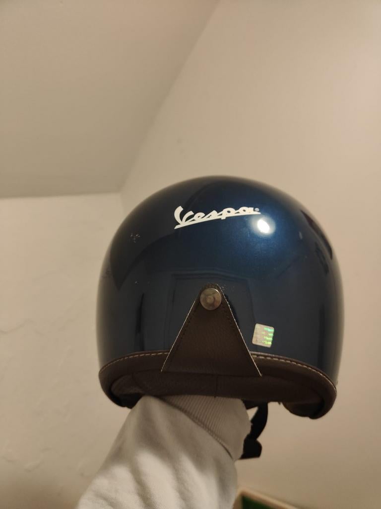 Originele Vespa helm L, Fietsen en Brommers, Ophalen of Verzenden, Zo goed als nieuw