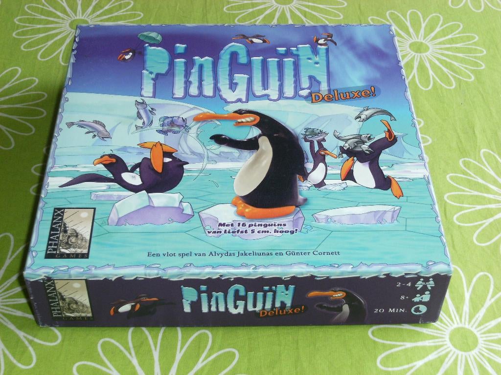 Pinguin de Luxe - spel met 15 leuke pinguins van 5 cm hoog, Een of twee spelers, Ophalen of Verzenden, Zo goed als nieuw
