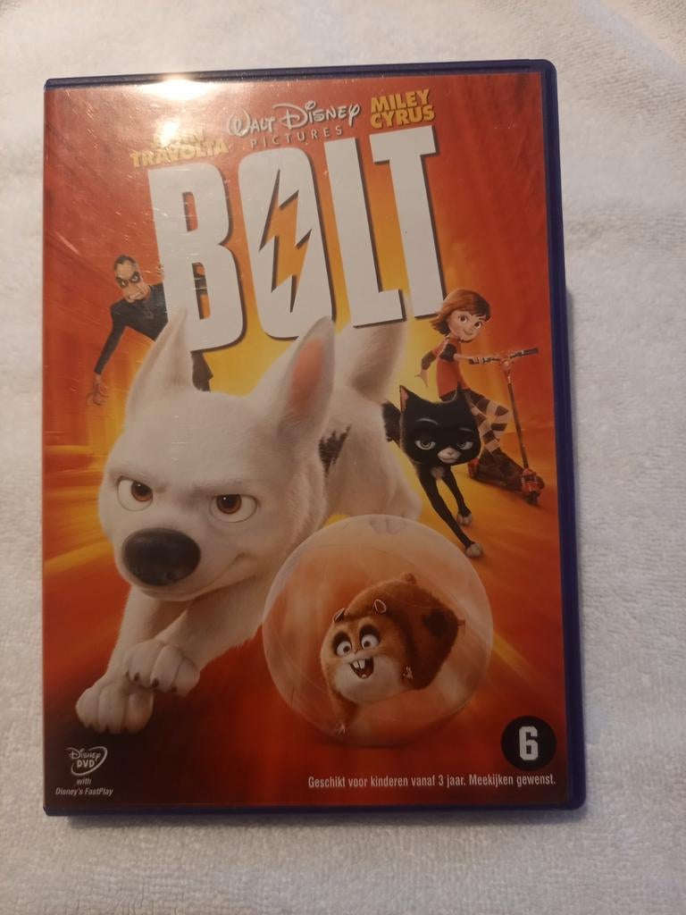 Disney DVD Bolt nr 52 - Animatie Film, Ophalen of Verzenden, Zo goed als nieuw, Dieren, Vanaf 6 jaar