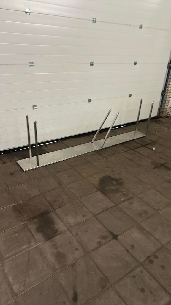 Rvs plafond plank /pannen rek, Ophalen, .., 50 tot 100 cm, Zo goed als nieuw